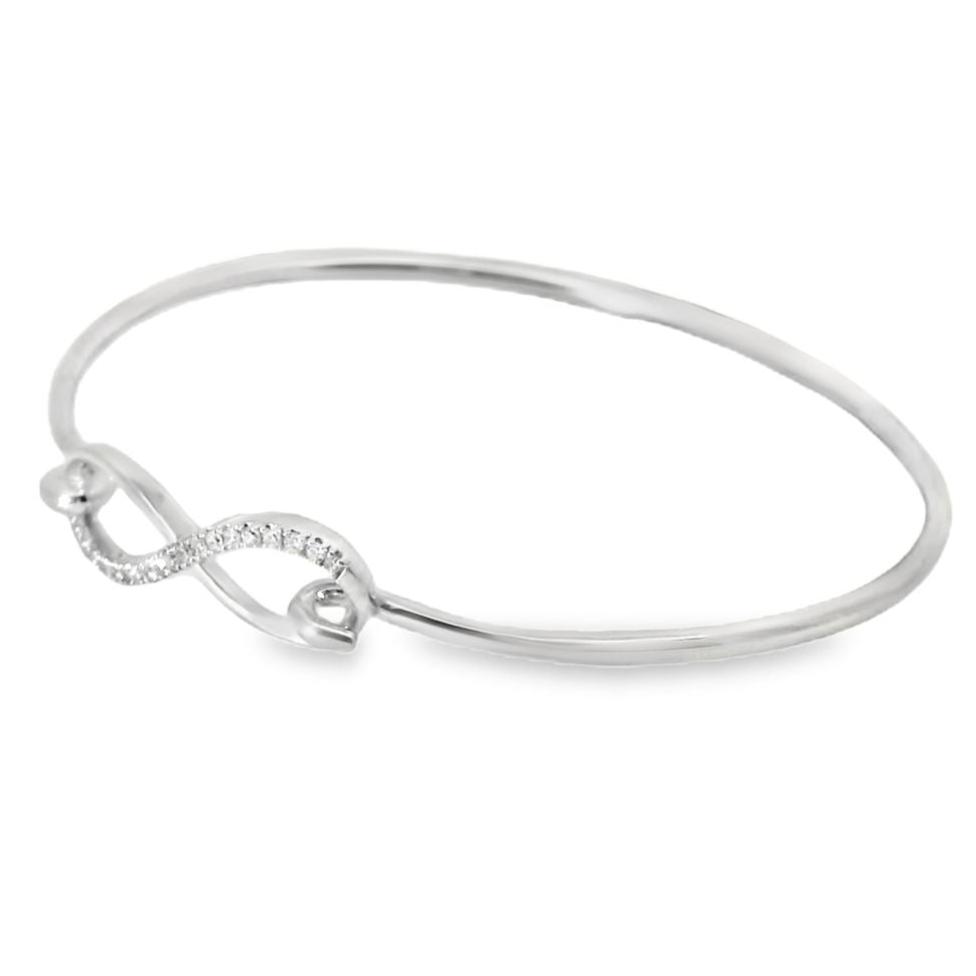 Esclava Diamantes - Oro Blanco 14kt