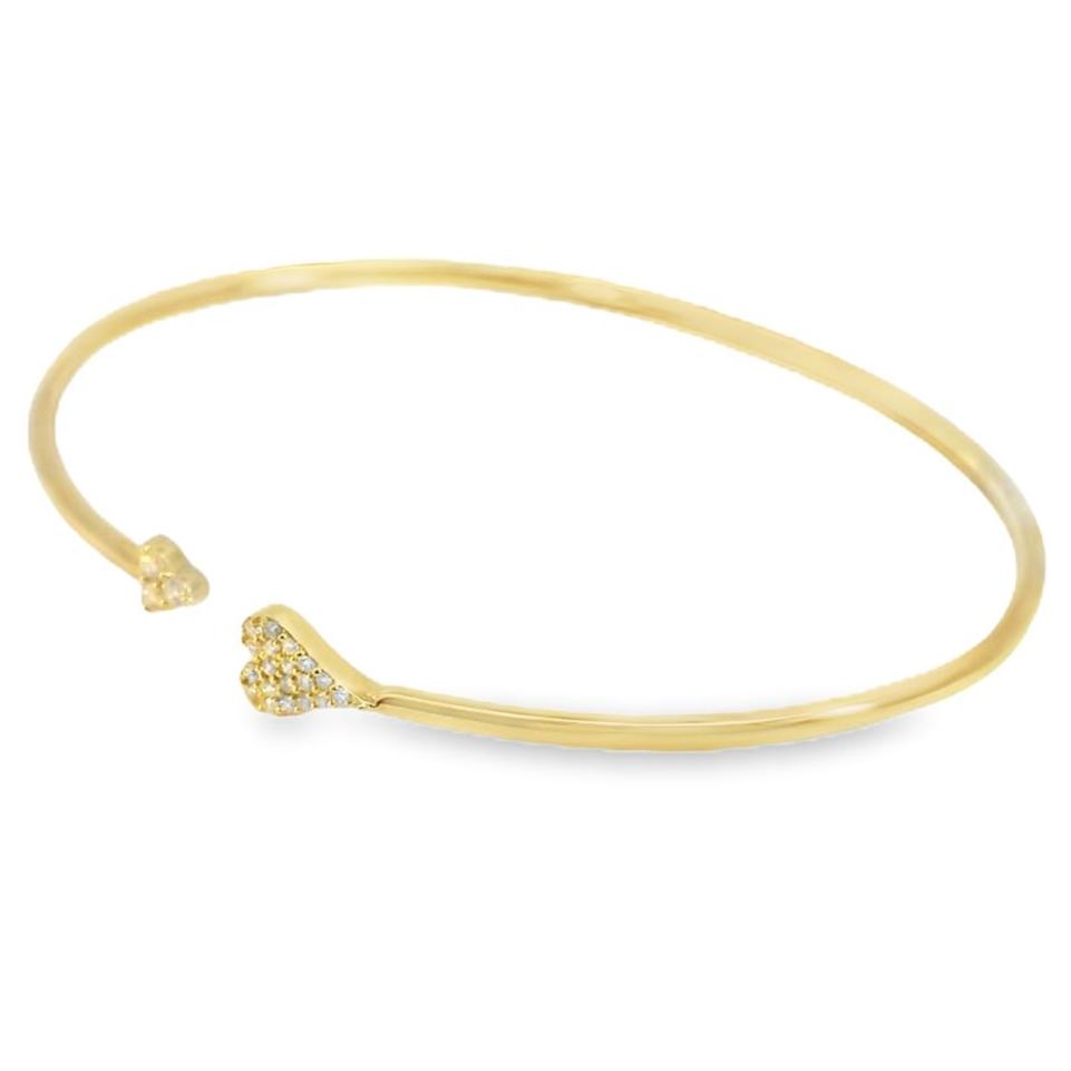 Esclava Diamantes - Oro Amarillo 14kt