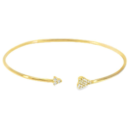 Esclava Diamantes - Oro Amarillo 14kt