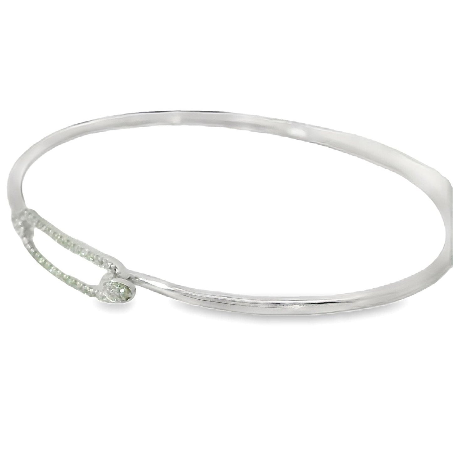 Esclava Diamantes - Oro Blanco 14kt
