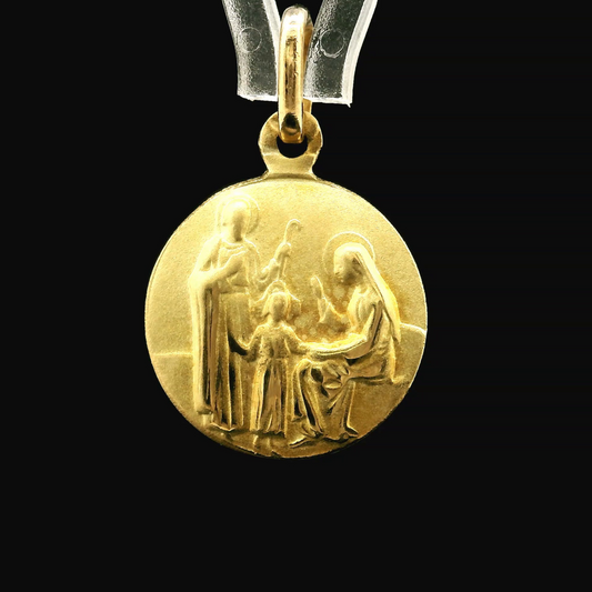 Medalla Sagrada Familia - Oro Amarillo 18kt