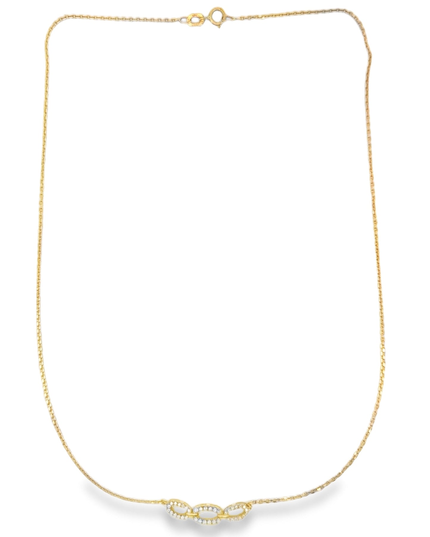 Collar Diamantes - Oro Amarillo 18kt
