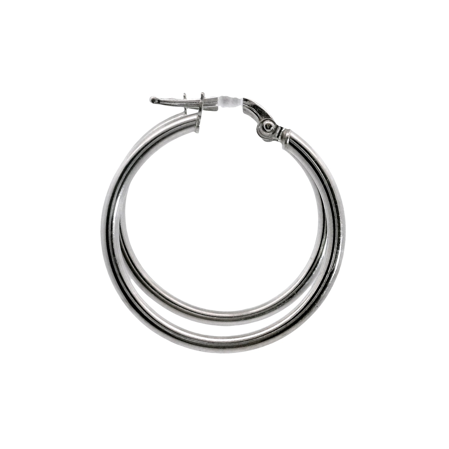 Aros Argolla - Oro Blanco 18kt