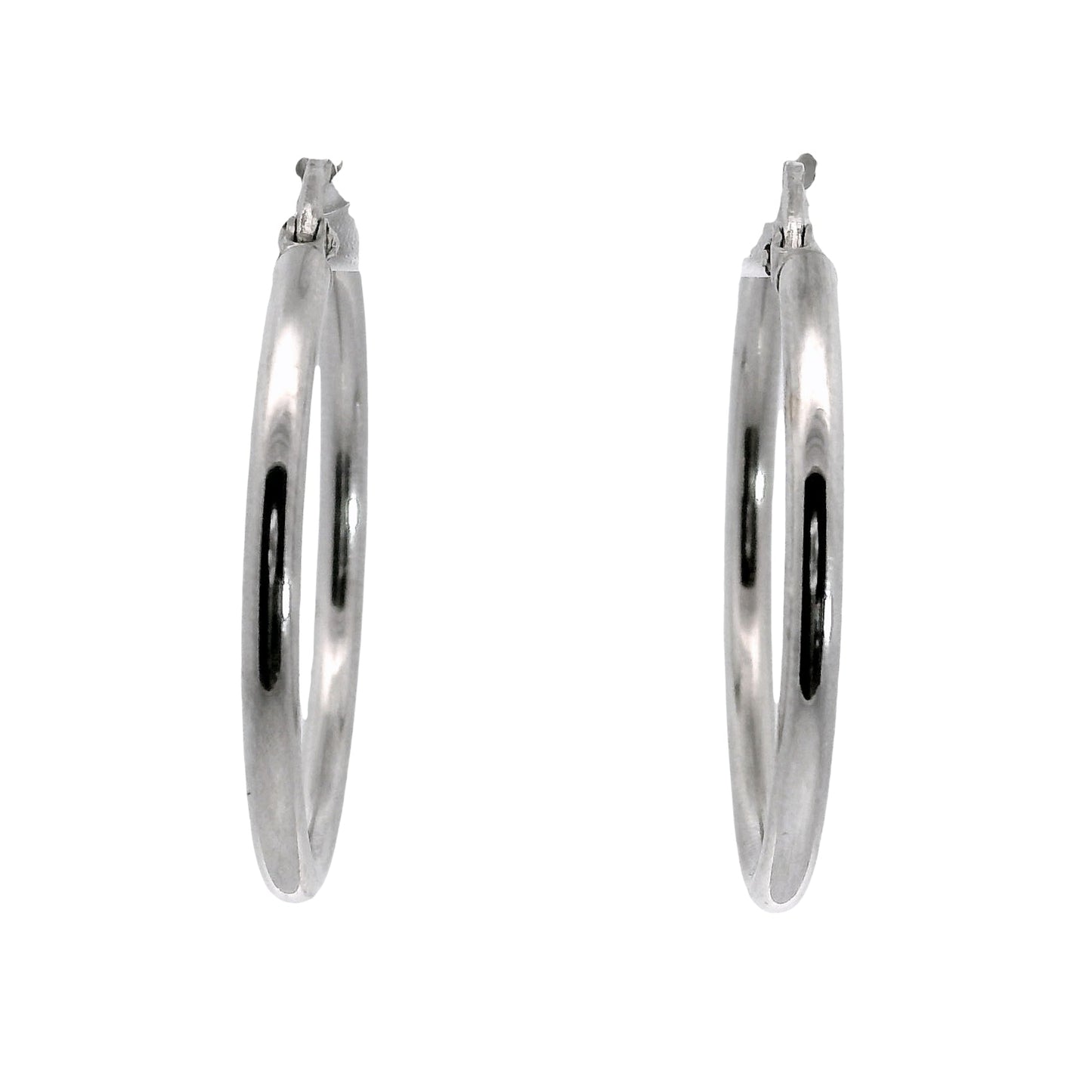 Aros Argolla - Oro Blanco 18kt