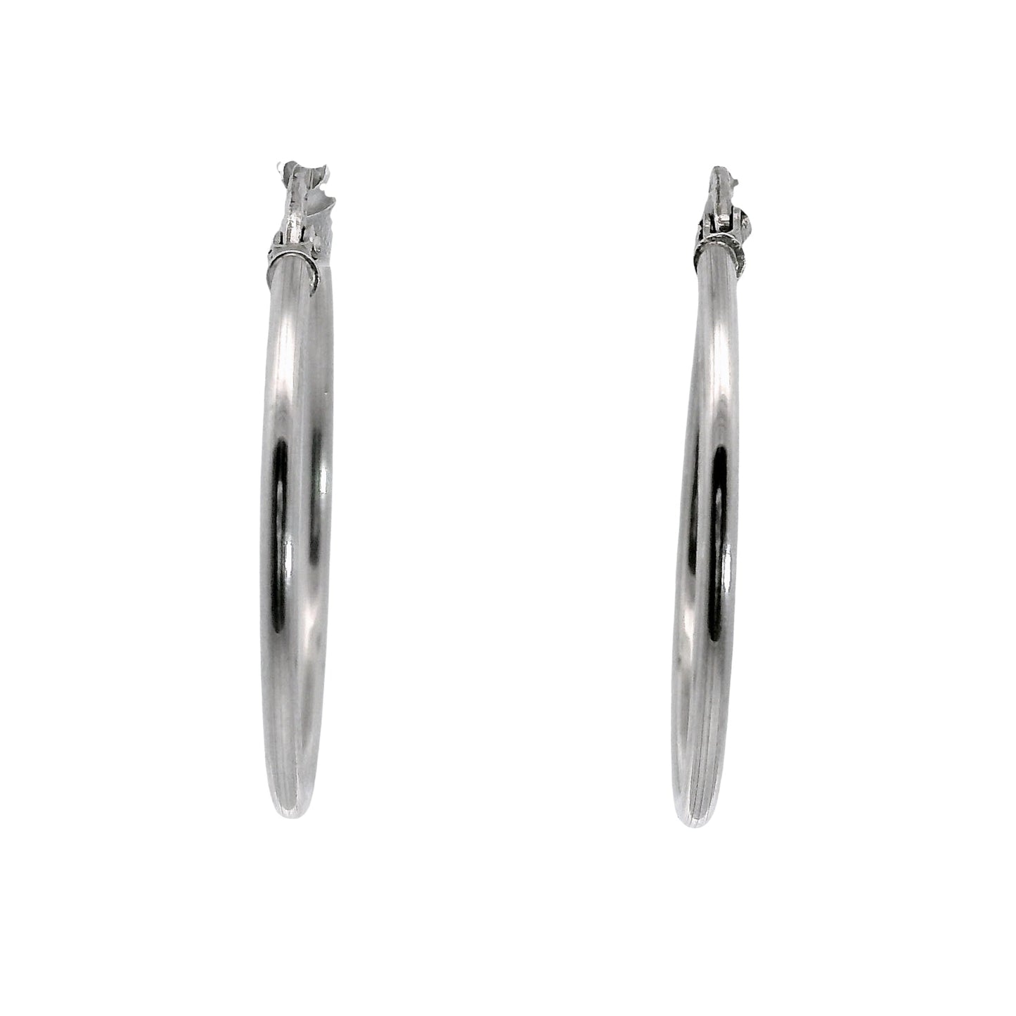 Aros Argolla - Oro Blanco 18kt