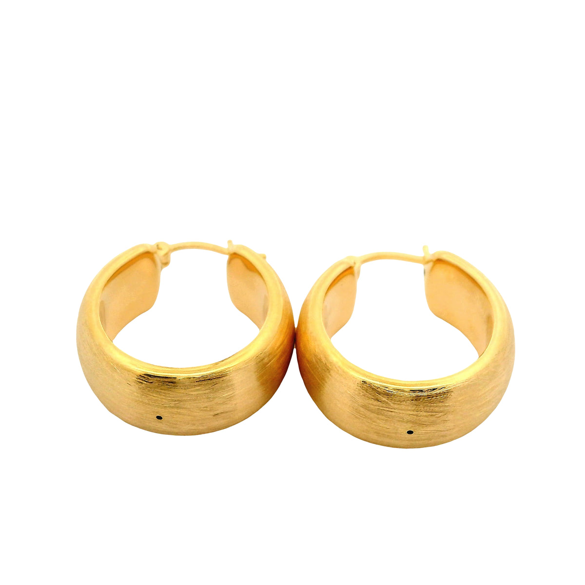 Aros Argolla Anchos - Oro Amarillo 18kt