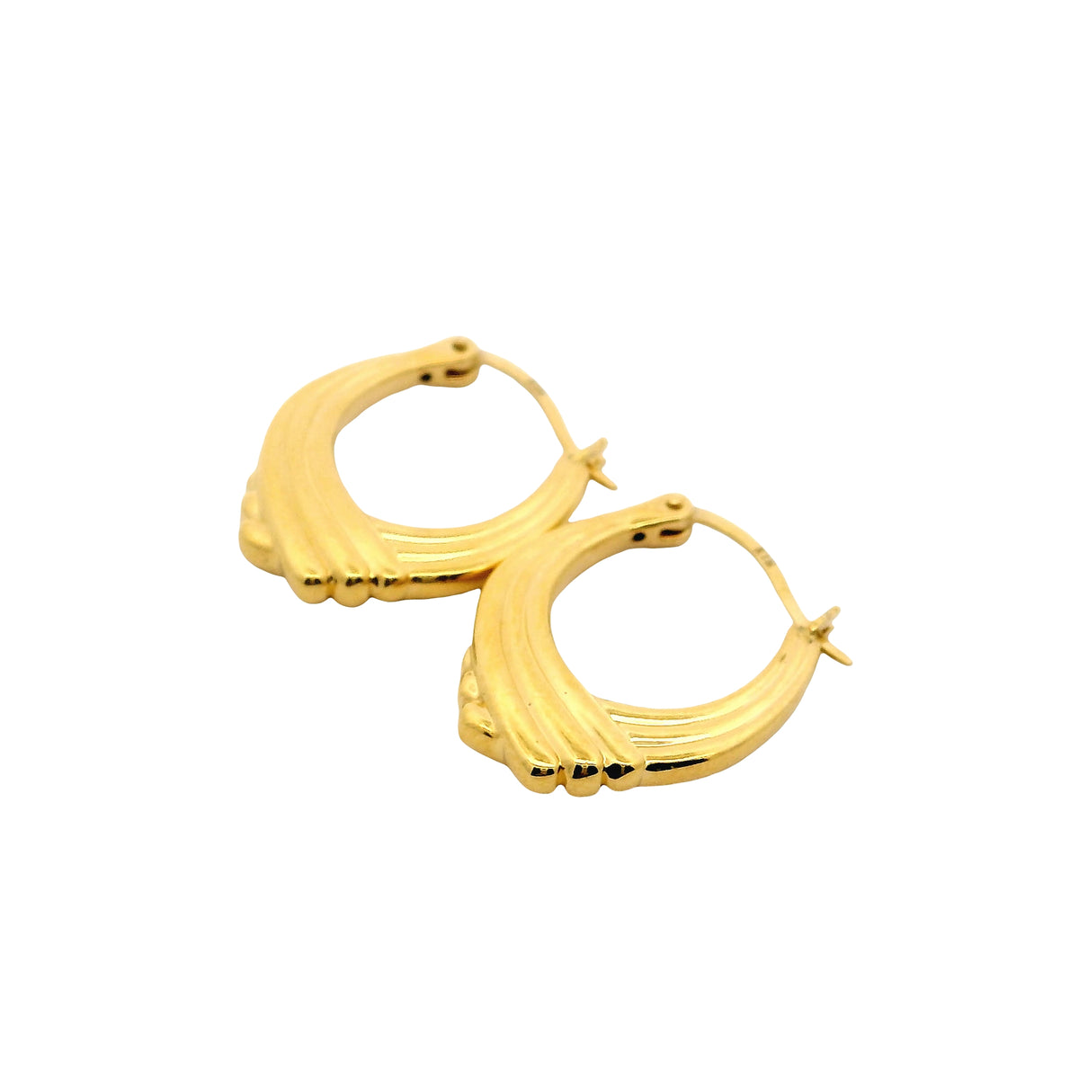 Aros Argolla Diseño - Oro Amarillo 18kt