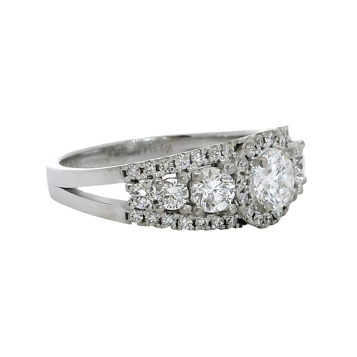 Anillo Compromiso Diamante GIA - Oro Blanco 18kt