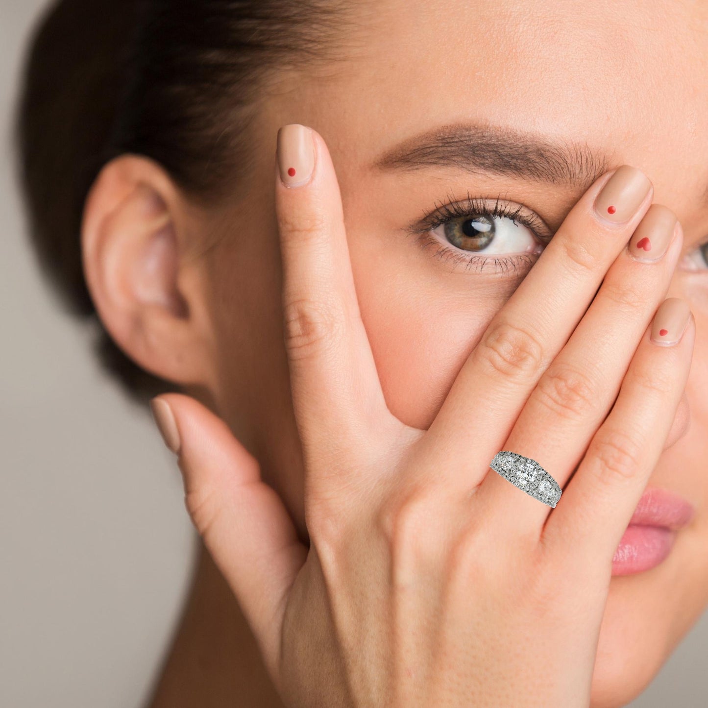 Anillo Compromiso Diamante GIA - Oro Blanco 18kt