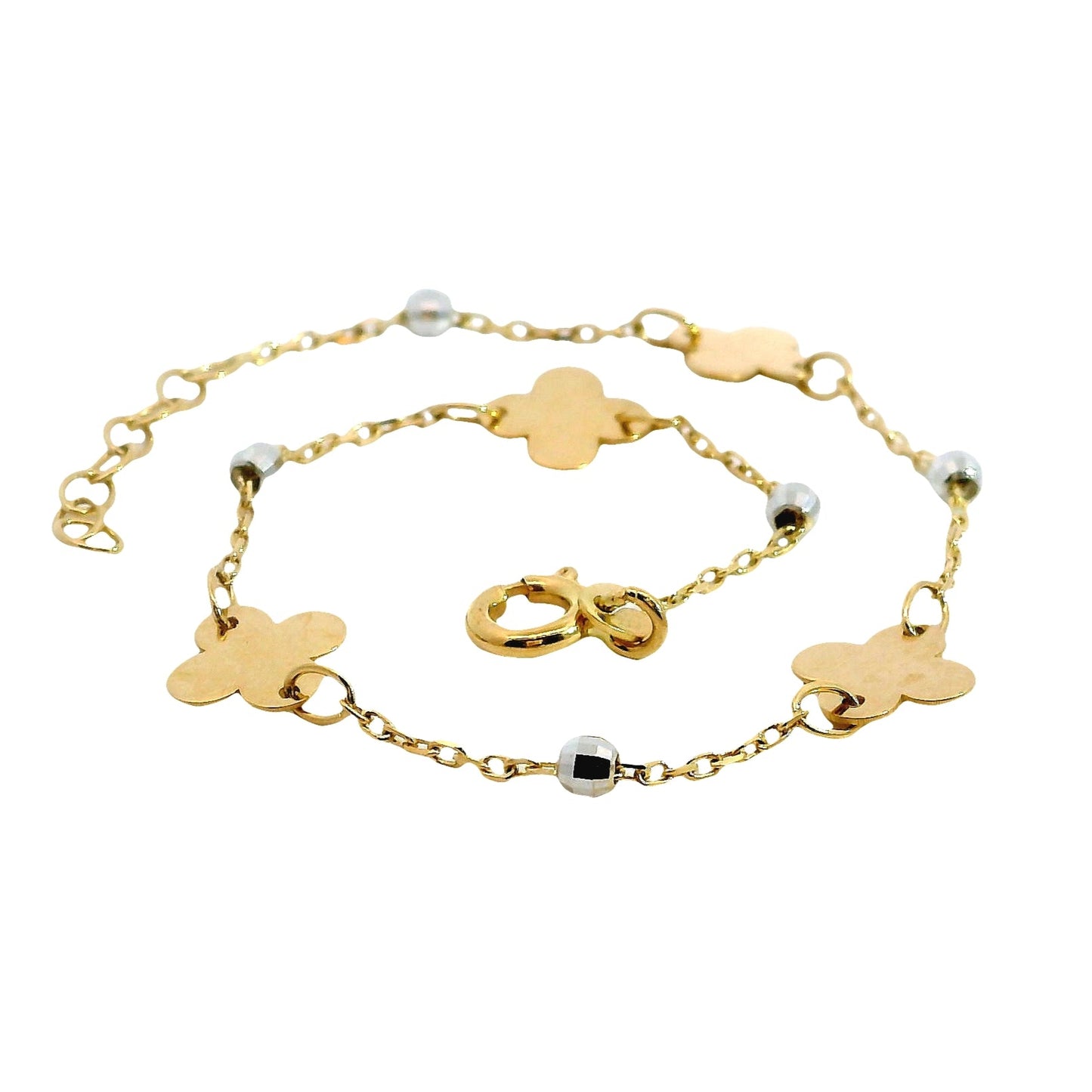 Pulsera Trébol - Oro Amarillo 18kt