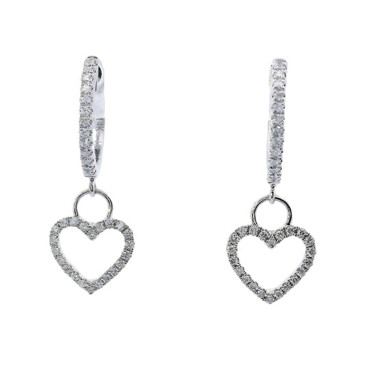 Aros Argolla Diamantes - Oro Blanco 14kt