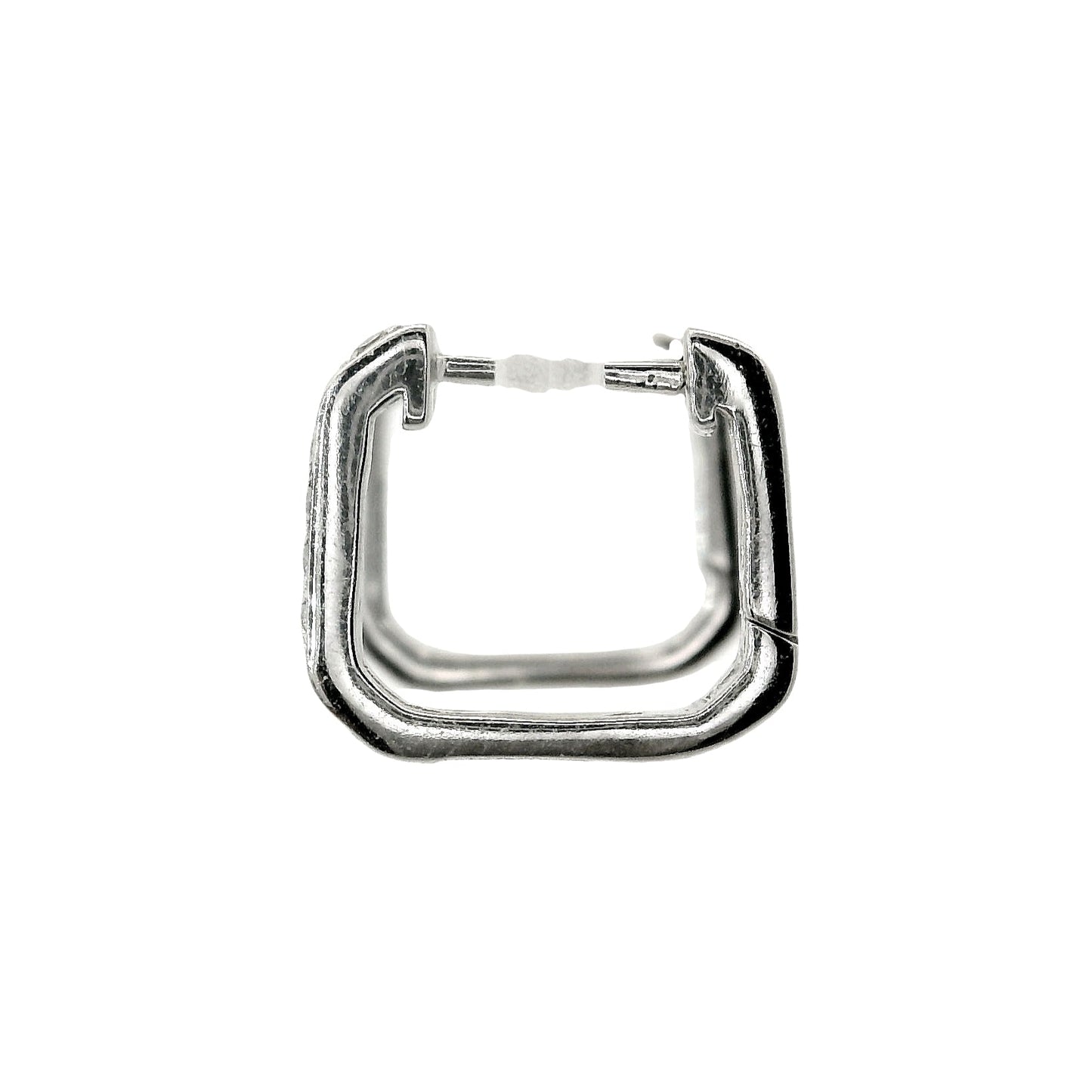 Aros Argolla Diamantes - Oro Blanco 14kt