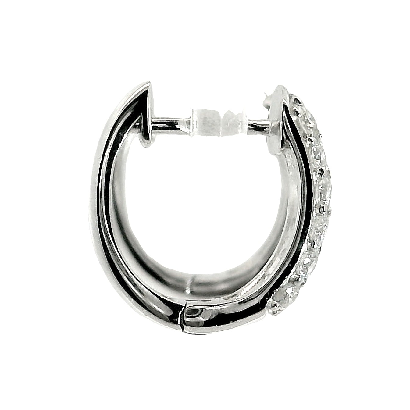 Aros Argolla Diamantes - Platino