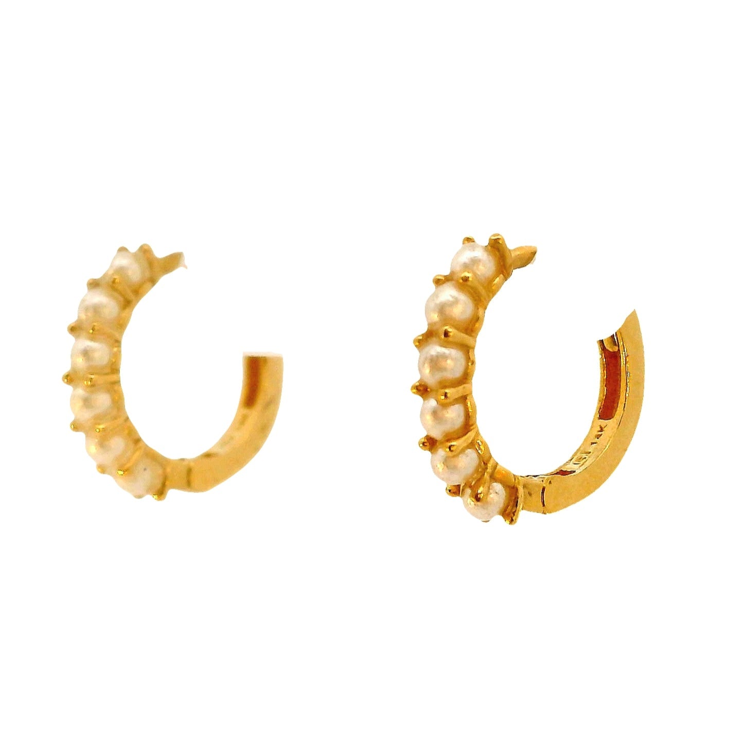 Aros Niña - Oro Amarillo 14kt