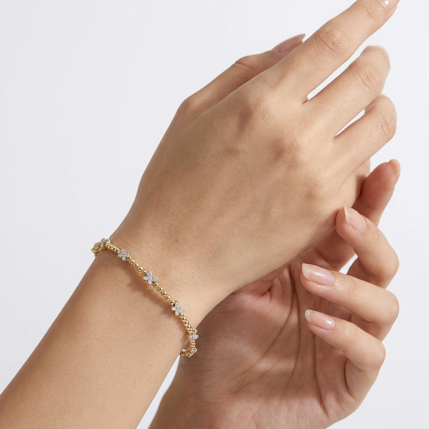 Esclava Diamantes - Oro Amarillo 14kt