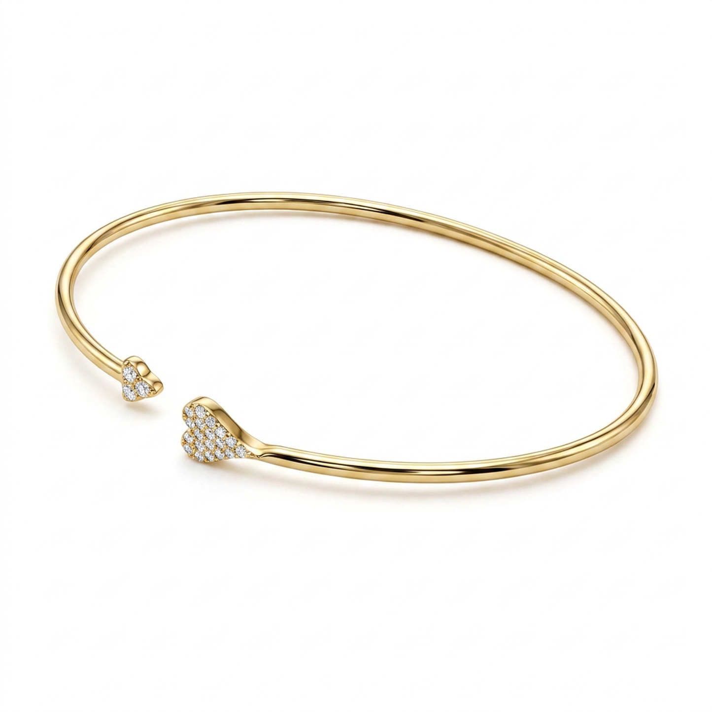 Esclava Diamantes - Oro Amarillo 14kt