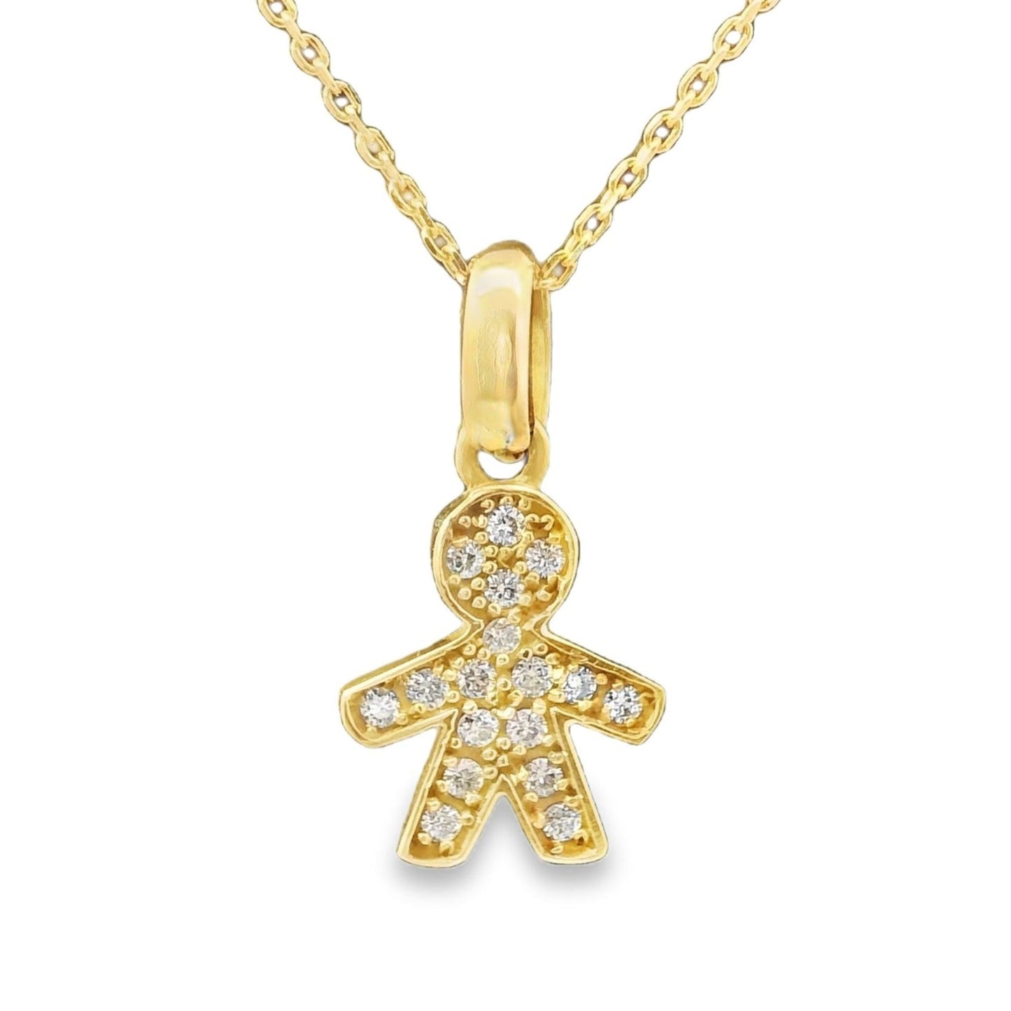 Colgante Diamantes - Oro Amarillo 18kt