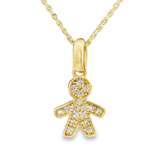 Colgante Diamantes - Oro Amarillo 18kt