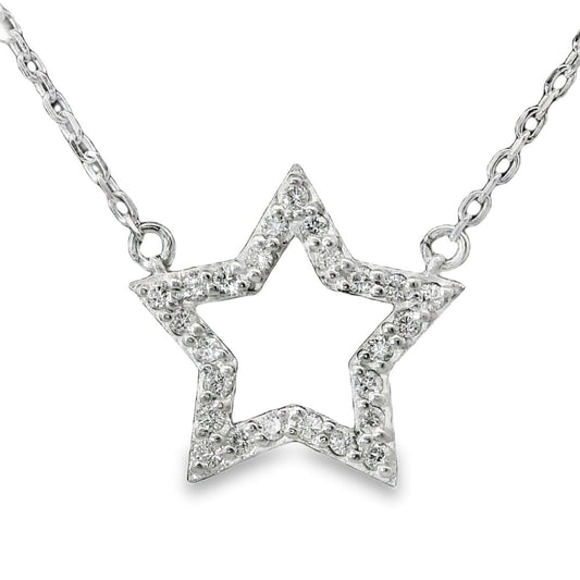 Colgante Diamantes - Oro Blanco 18kt