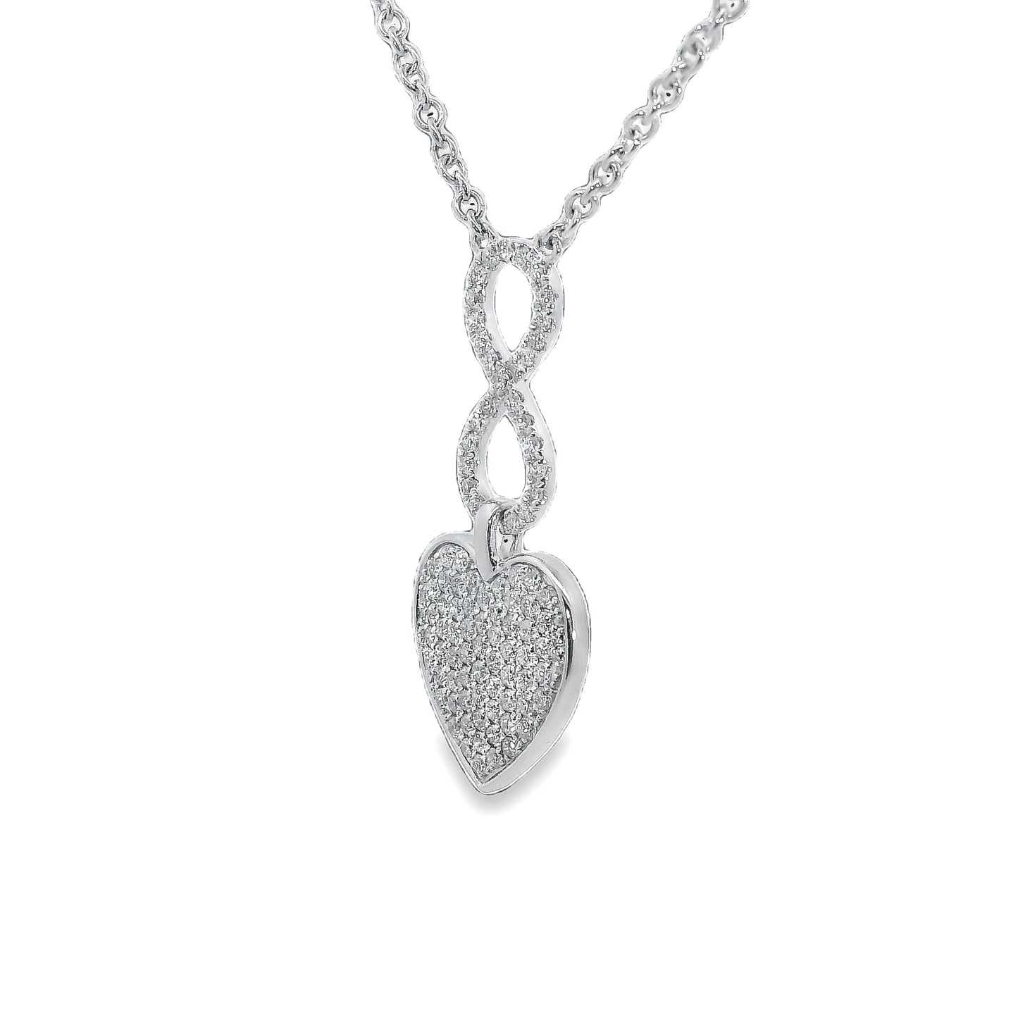 Colgante Diamantes - Oro Blanco 18kt