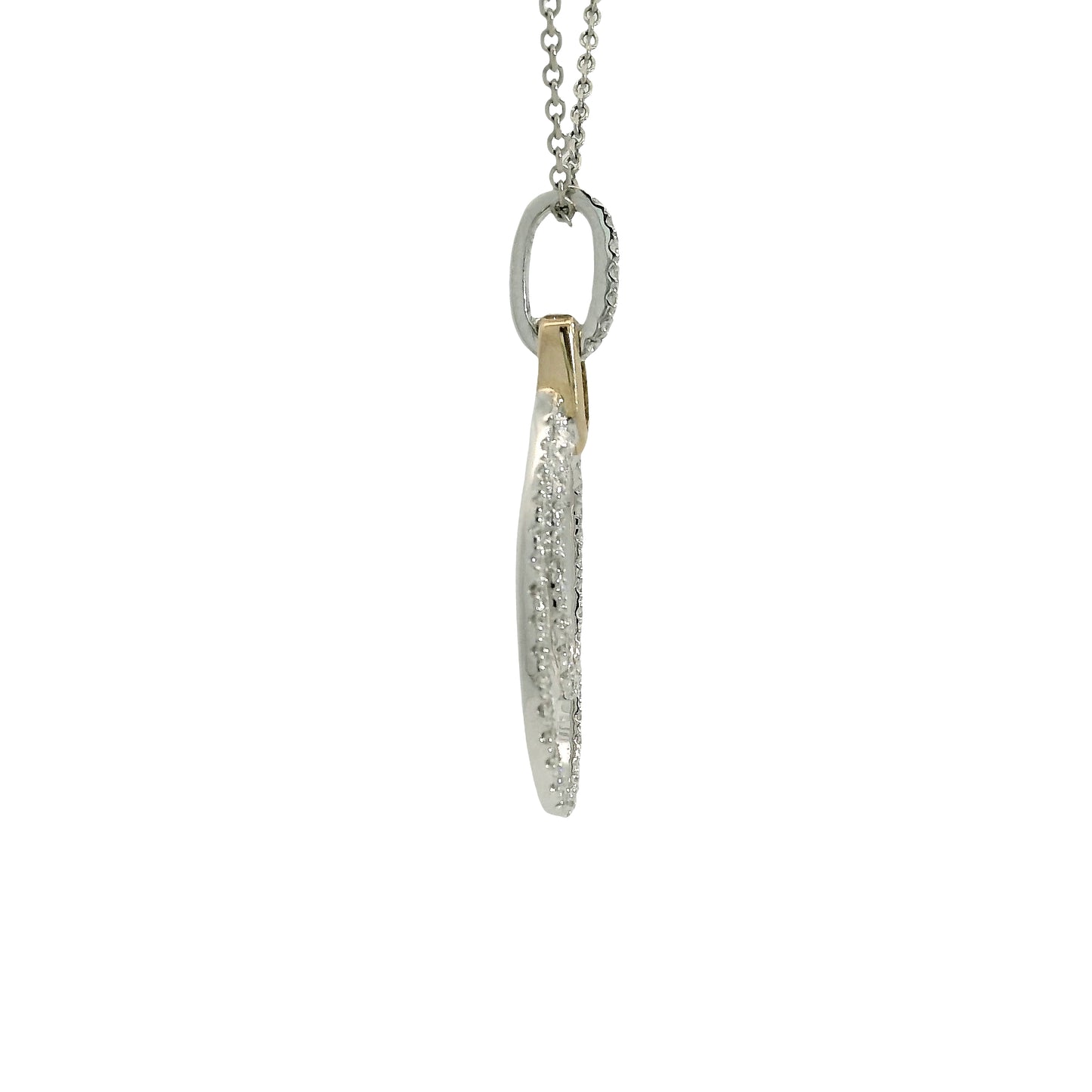 Colgante Diamantes - Oro Blanco 18kt