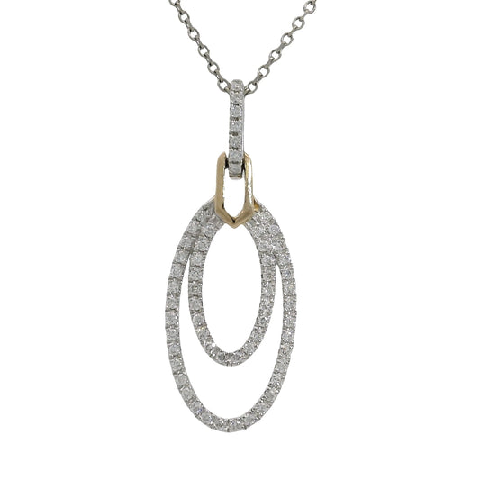 Colgante Diamantes - Oro Blanco 18kt