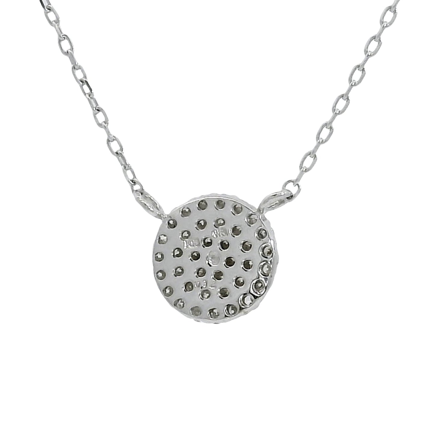 Collar Diamantes - Oro Blanco 18kt