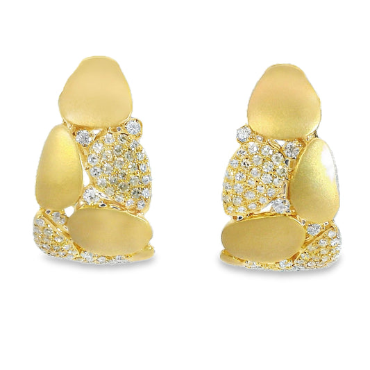 Aros Diamantes - Oro Amarillo 18kt