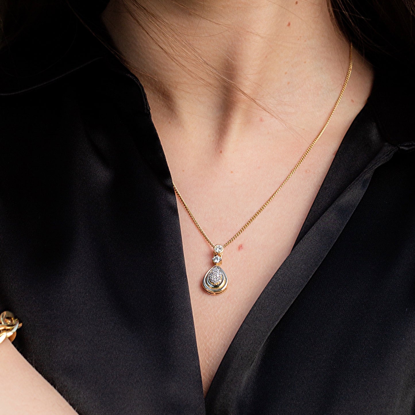 Colgante Diamantes - Oro Amarillo 18kt