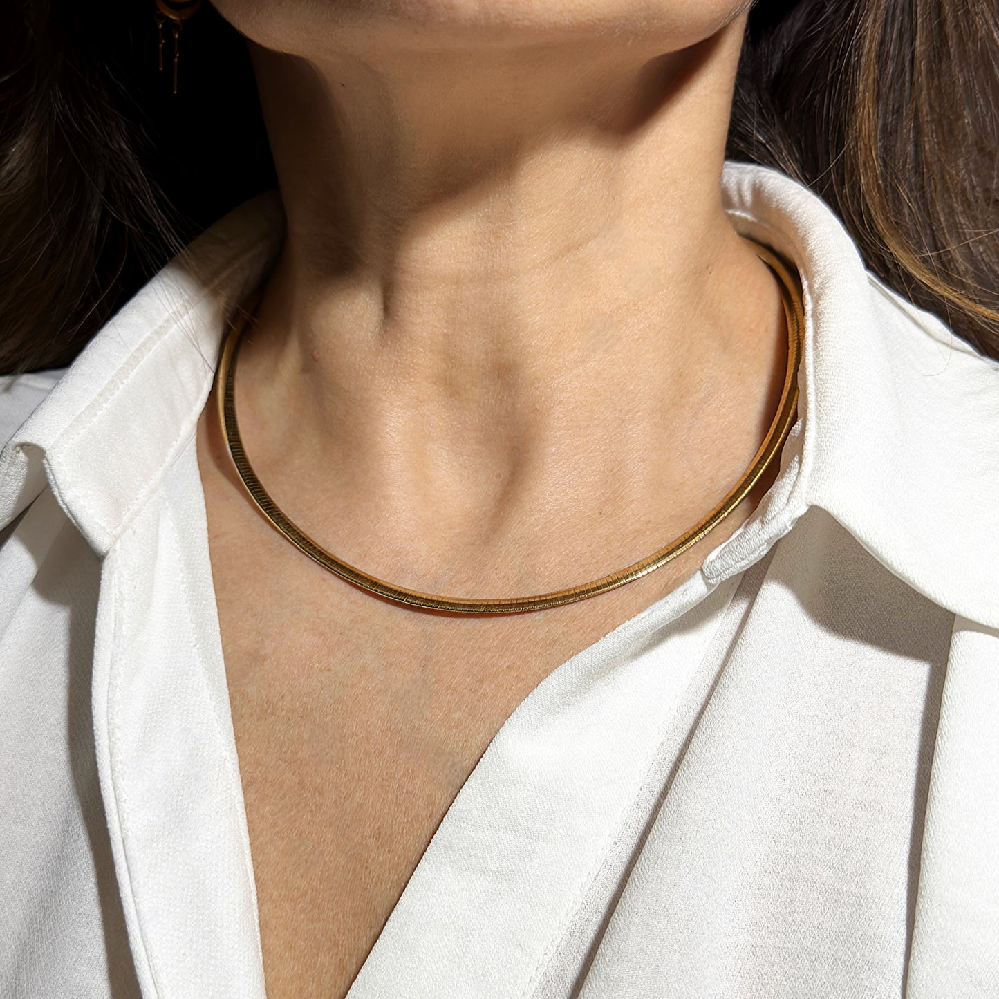 Collar Omega - Oro Amarillo 18kt