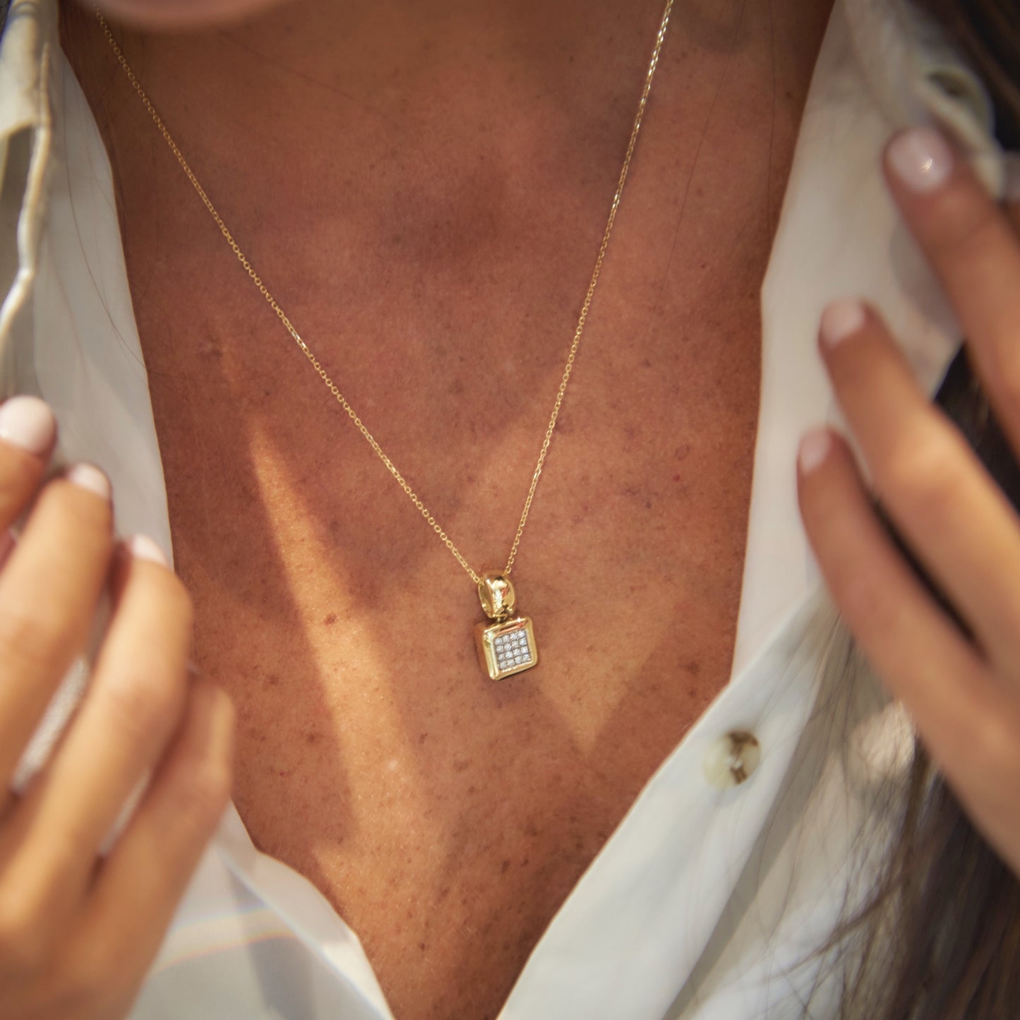 Colgante Diamantes - Oro Amarillo 18kt