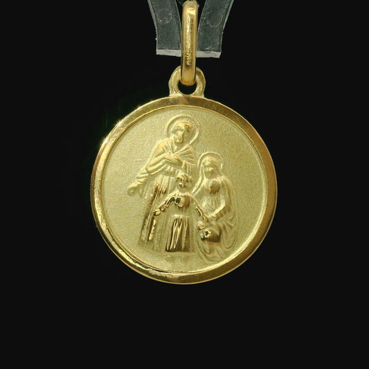 Medalla Sagrada Familia - Oro Amarillo 18kt