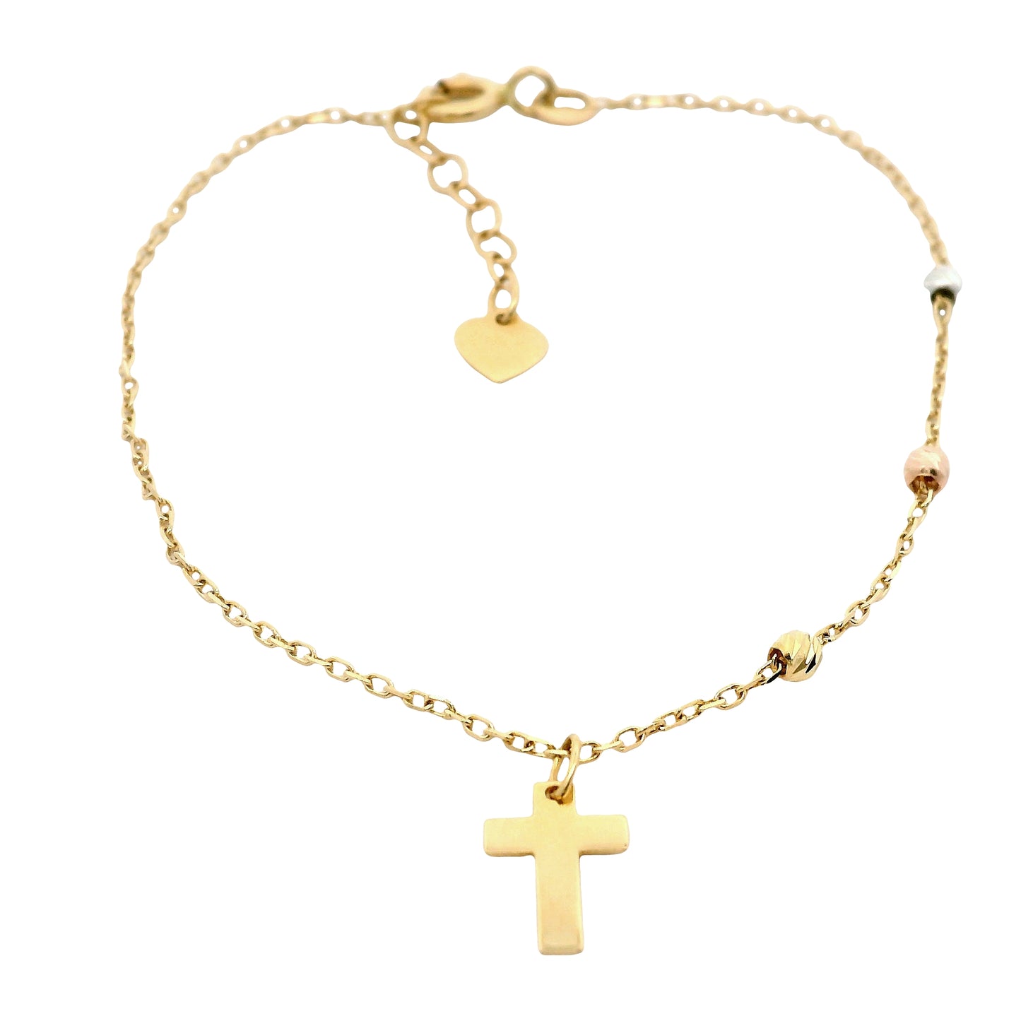 Pulsera Cruz - Oro Amarillo 18kt