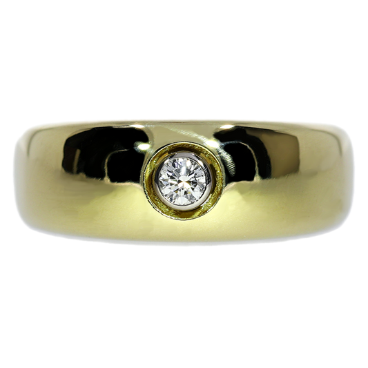 Anillo Diamante - Oro Amarillo 18kt