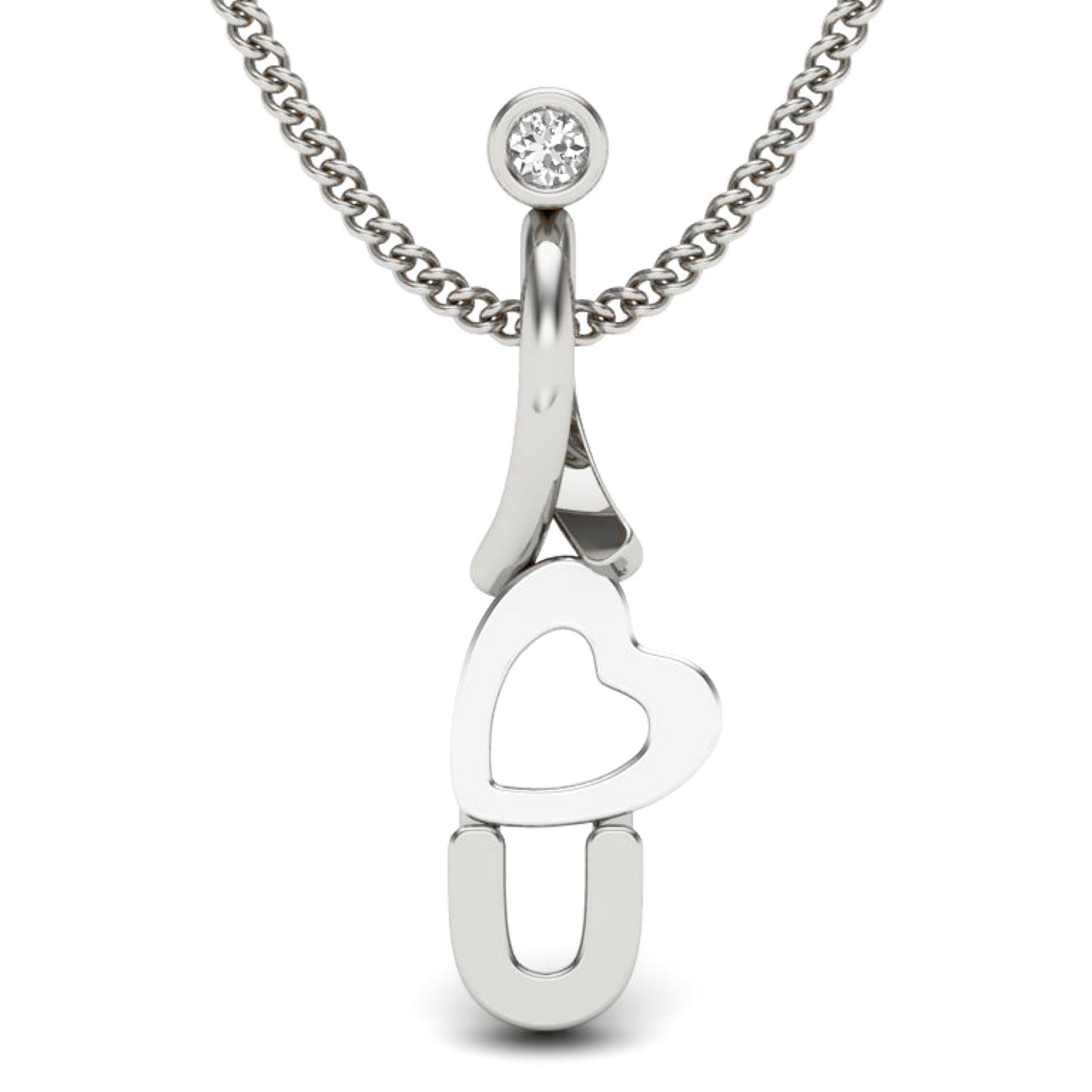 Colgante Diamante - Oro Amarillo o Blanco 18kt