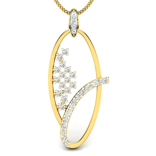 Colgante Diamantes - Oro Amarillo 18kt