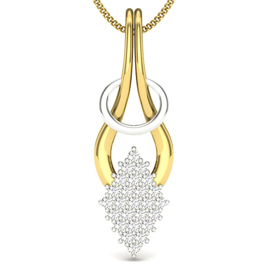 Colgante Diamantes - Oro amarillo 18kt