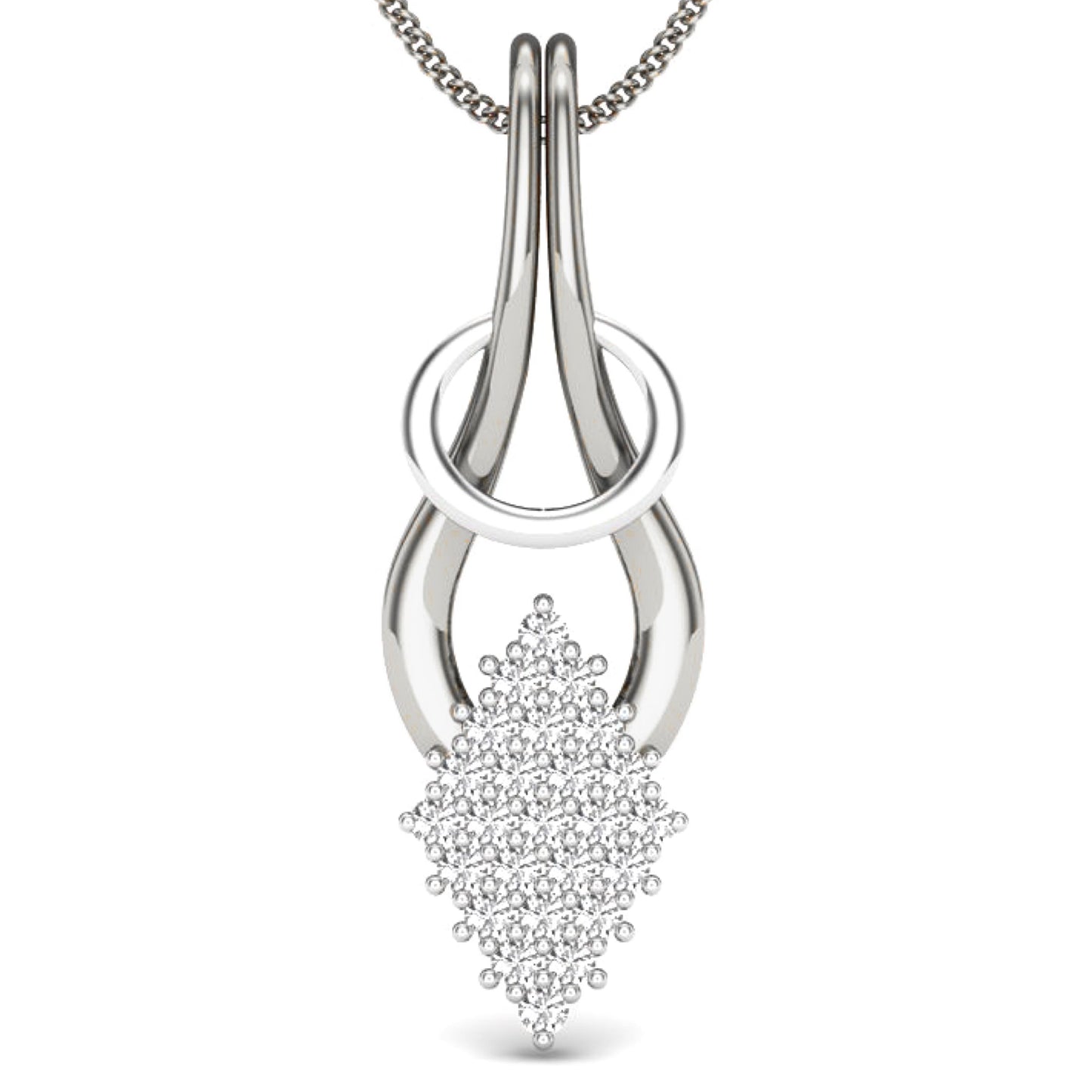 Colgante Diamantes - Oro amarillo o Blanco 18kt