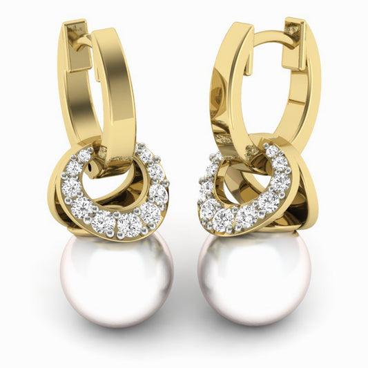 Aros Diamantes - Oro Amarillo 18kt