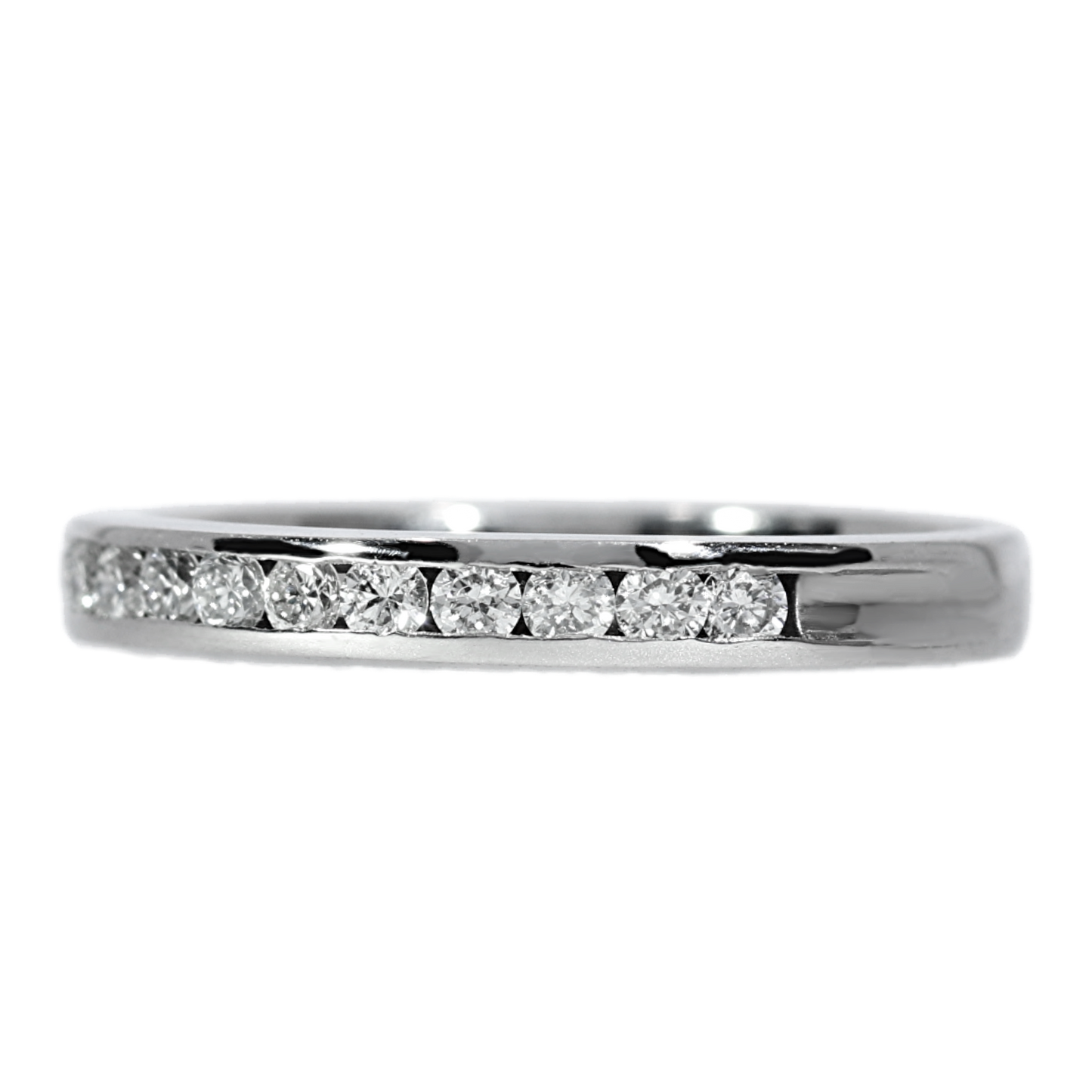 Anillo Compromiso Diamantes - Oro Blanco 18kt