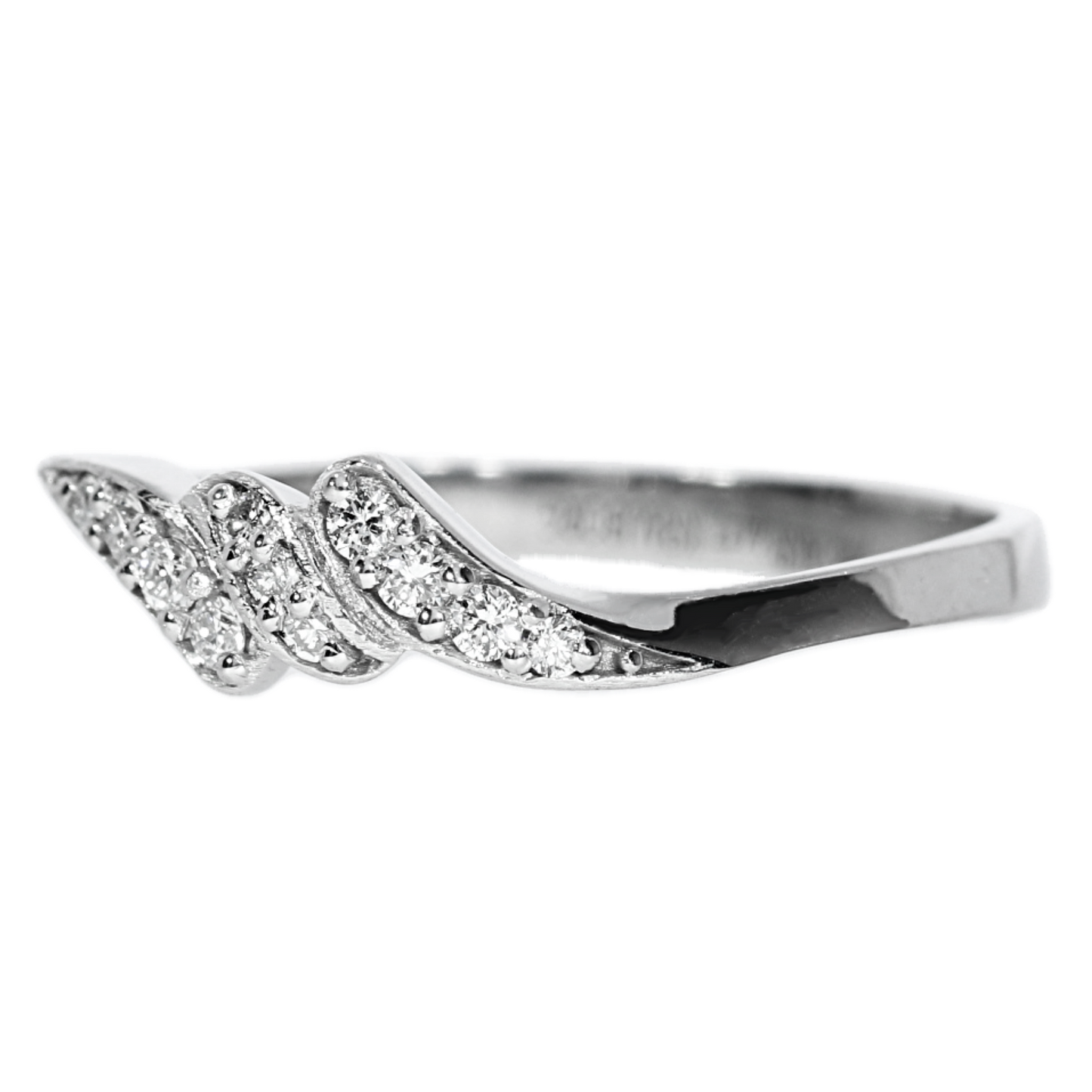 Anillo Compromiso Diamantes - Oro Blanco 18kt