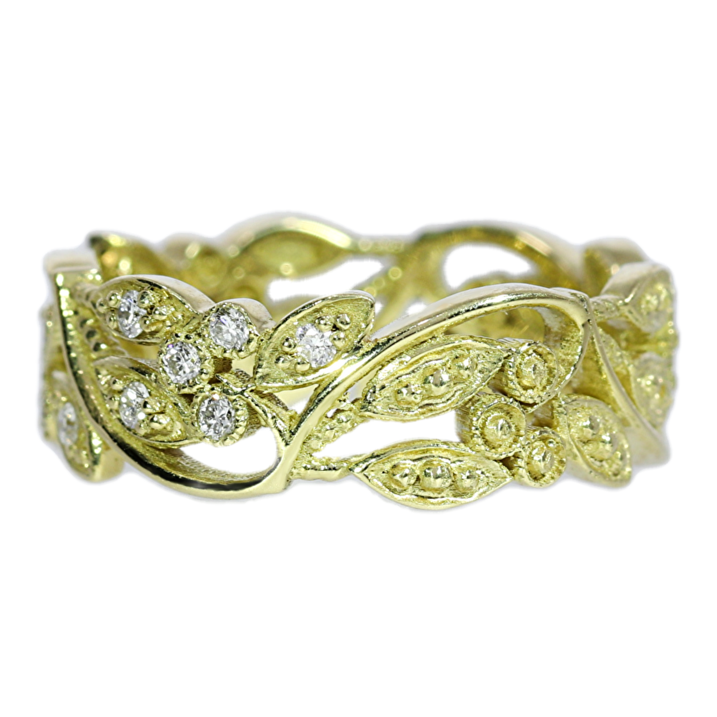 Anillo Diamantes - Oro Amarillo 18kt