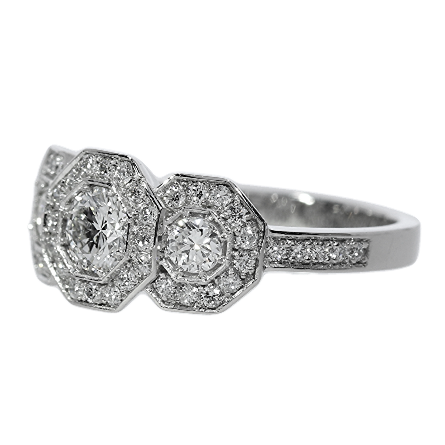 Anillo Compromiso Diamante GIA - Oro Blanco 18kt
