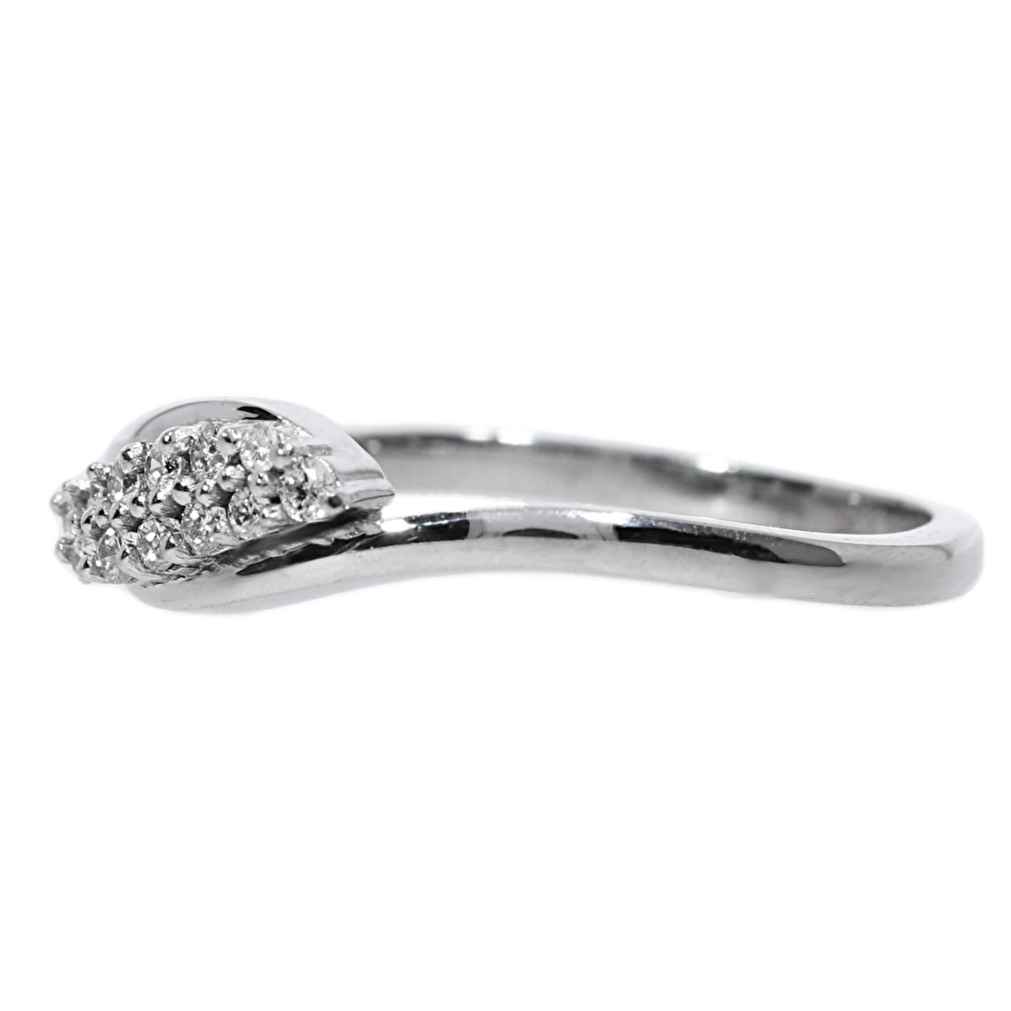 Anillo Compromiso Diamantes - Oro Blanco 18kt