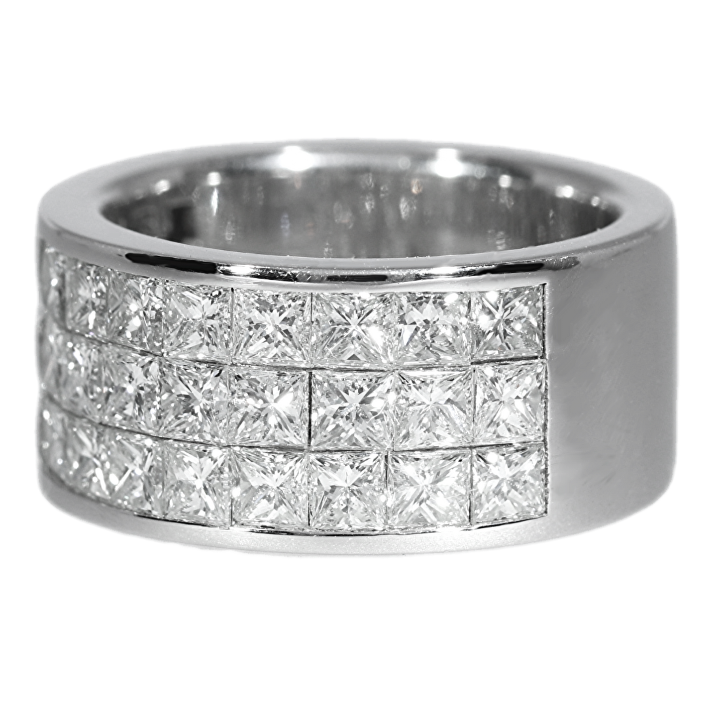 Anillo Compromiso Diamantes - Oro Blanco 18kt
