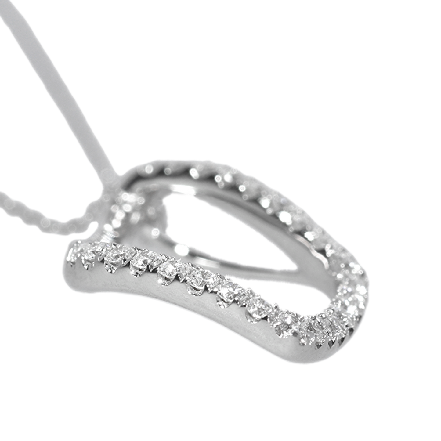 Colgante Diamantes - Oro Blanco 18kt