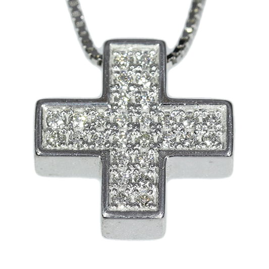 Colgante Diamante - Oro Blanco 18kt