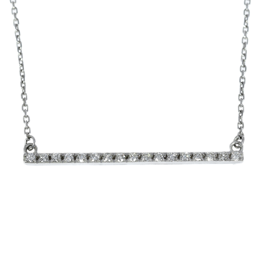 Colgante Diamantes - Oro Blanco 18kt