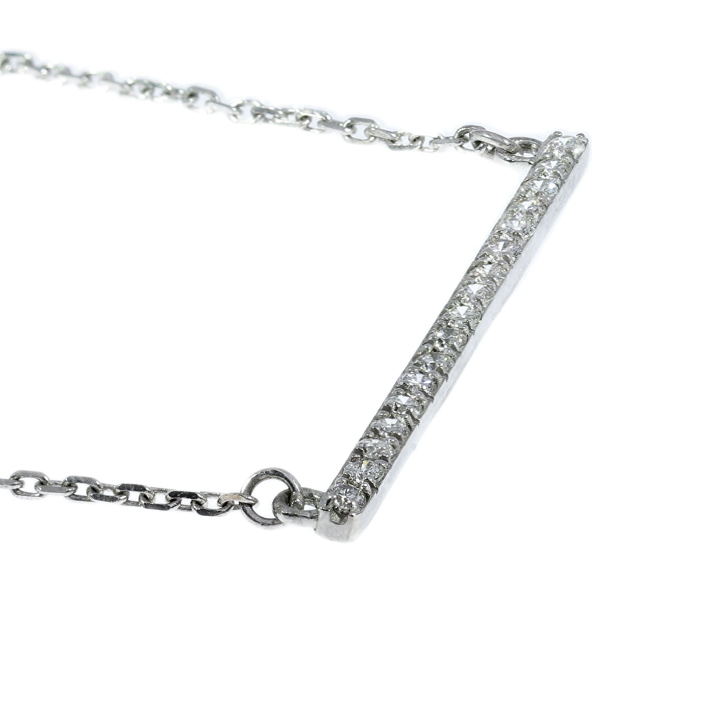 Colgante Diamantes - Oro Blanco 18kt