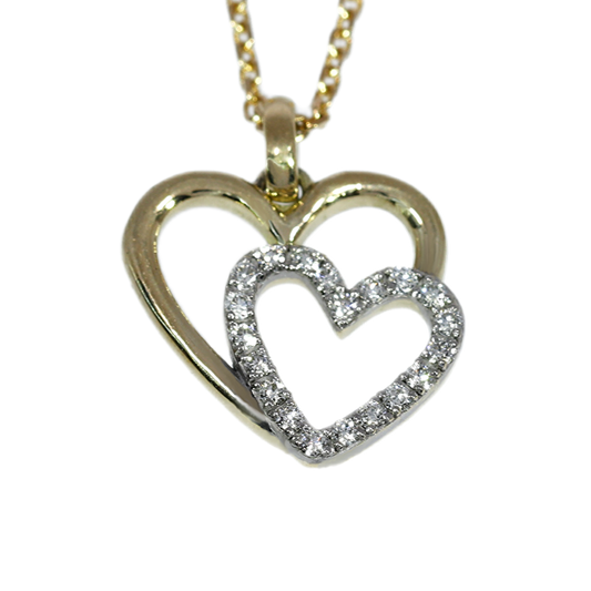 Colgante Diamantes - Oro Amarillo 18kt